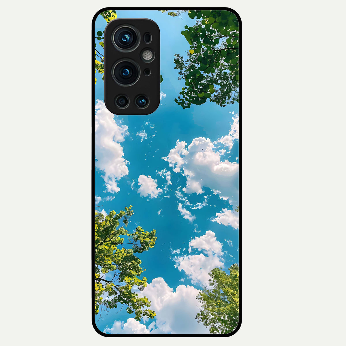  Green Moon Energy Glass Case For OnePlus 9 Pro back cover – full design glossy printed glass finish