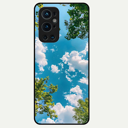  Green Moon Energy Glass Case For OnePlus 9 Pro back cover – full design glossy printed glass finish
