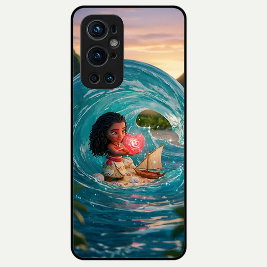  Heart of Ocean Glass Case For OnePlus 9 Pro back cover – full design glossy printed glass finish