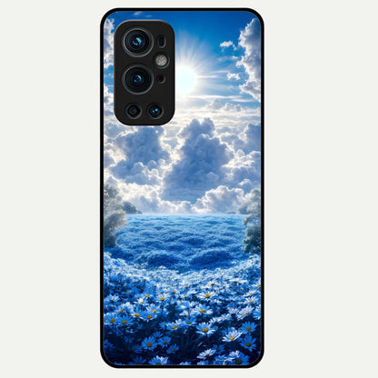  Heavenly Daisy Horizon Glass Case For OnePlus 9 Pro back cover – full design glossy printed glass finish