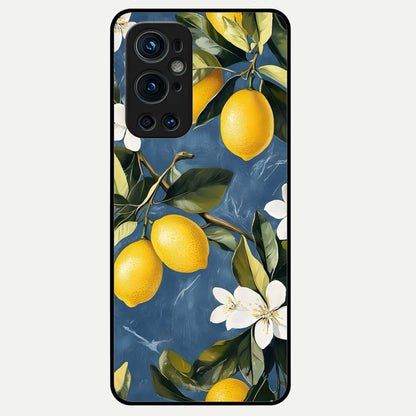  Lemon Dream Garden Glass Case For OnePlus 9 Pro back cover – full design glossy printed glass finish