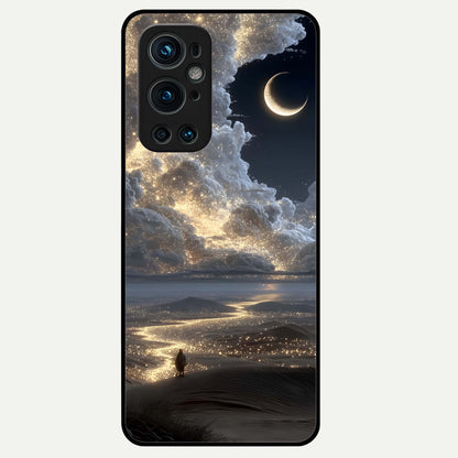  Moonlight Spark Path Glass Case For OnePlus 9 Pro back cover – full design glossy printed glass finish