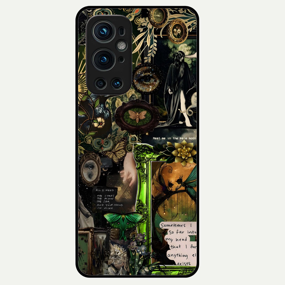  Mystic Woods Secret Glass Case For OnePlus 9 Pro back cover – full design glossy printed glass finish