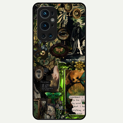  Mystic Woods Secret Glass Case For OnePlus 9 Pro back cover – full design glossy printed glass finish