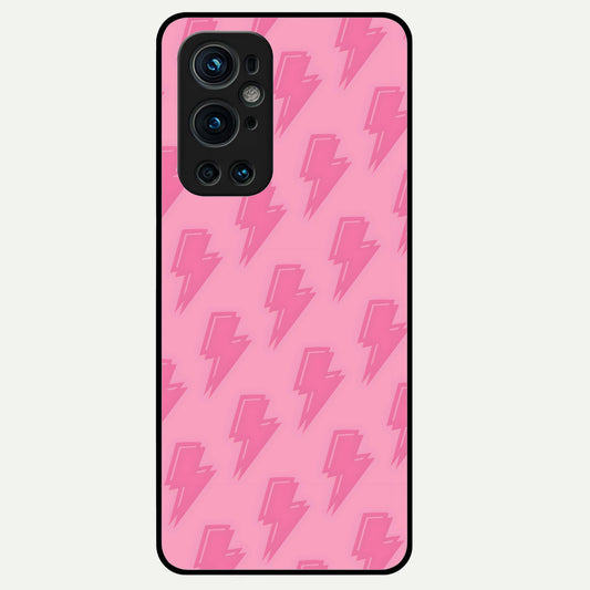  Pink Moo Magic Glass Case For OnePlus 9 Pro back cover – full design glossy printed glass finish
