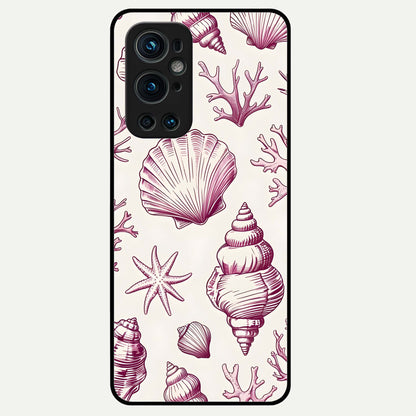  Pink Power Sparks Glass Case For OnePlus 9 Pro back cover – full design glossy printed glass finish