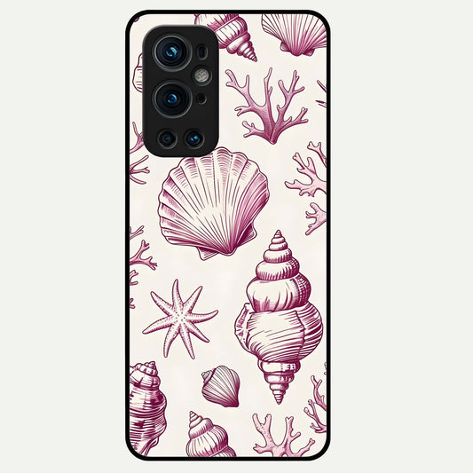  Pink Power Sparks Glass Case For OnePlus 9 Pro back cover – full design glossy printed glass finish