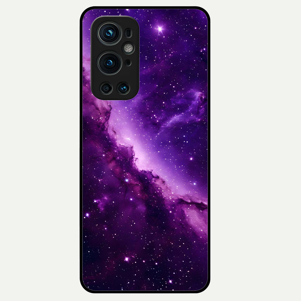  Purple Shade Sky Glass Case For OnePlus 9 Pro back cover – full design glossy printed glass finish