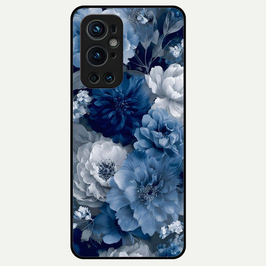  Royal Bloom Garden Glass Case For OnePlus 9 Pro back cover – full design glossy printed glass finish