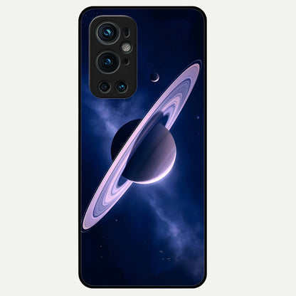  Saturn Ring Mystique Glass Case For OnePlus 9 Pro back cover – full design glossy printed glass finish