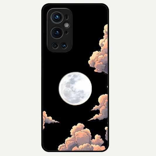 Shade Cloud Moon Glass Case For OnePlus 9 Pro back cover – full design glossy printed glass finish