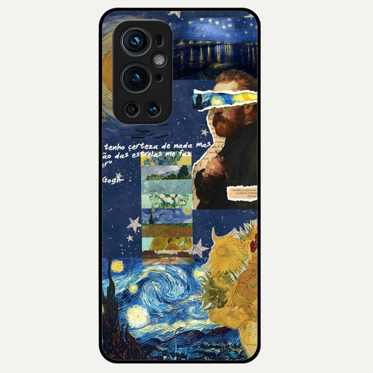  Starry Dream Vision Glass Case For OnePlus 9 Pro back cover – full design glossy printed glass finish