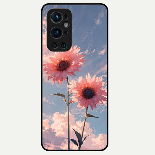  Sun Moon Balance Glass Case For OnePlus 9 Pro back cover – full design glossy printed glass finish