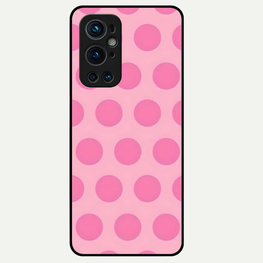  Sweet Dot Dreams Glass Case For OnePlus 9 Pro back cover – full design glossy printed glass finish