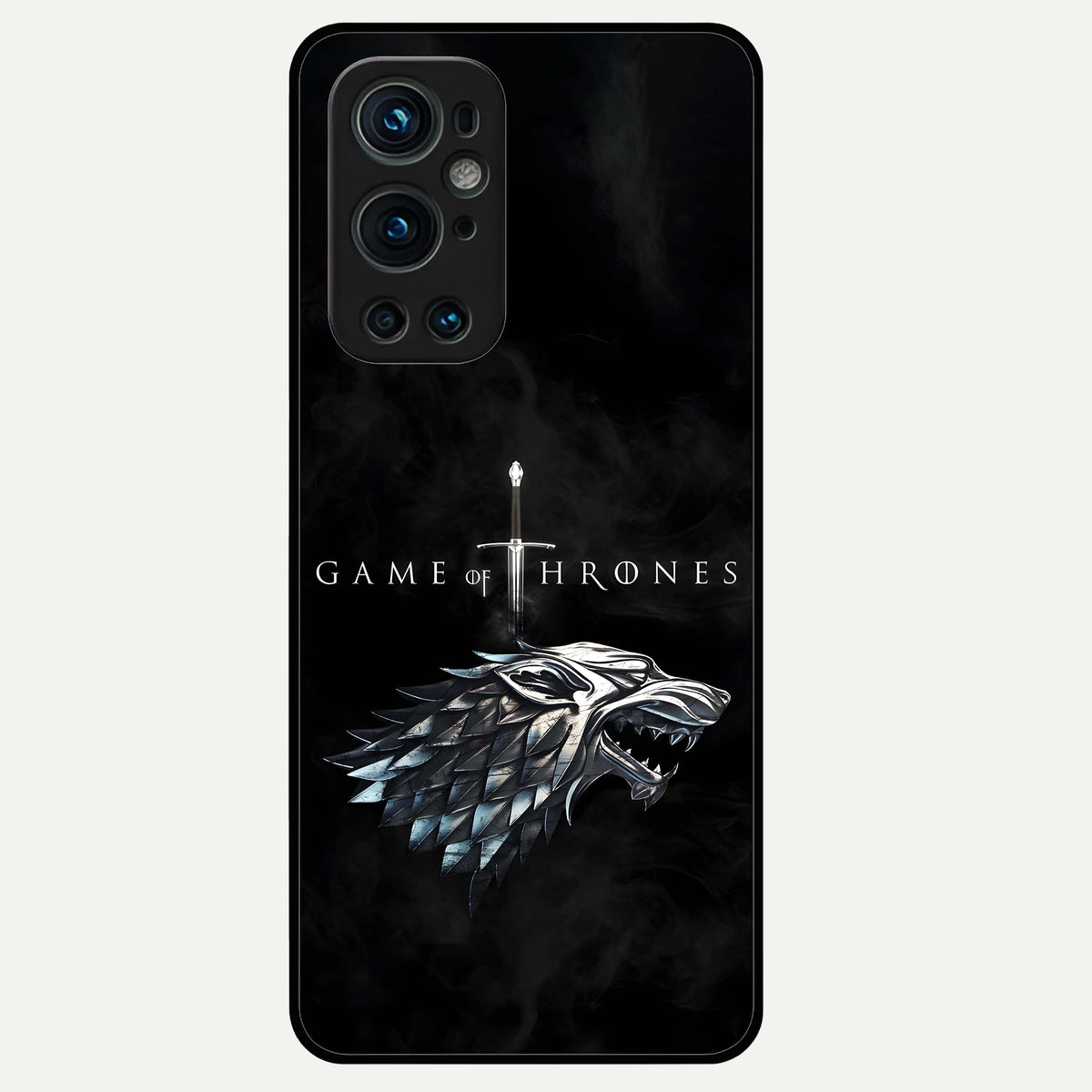  Throne Wolf Legacy Glass Case For OnePlus 9 Pro back cover – full design glossy printed glass finish