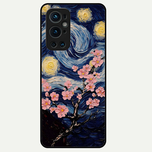  Van Gogh Scenery Glass Case For OnePlus 9 Pro back cover – full design glossy printed glass finish