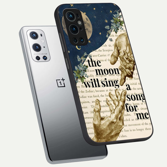  Aesthetic Divine phone case For OnePlus 9 Pro showing premium glass back cover with detailed artwork