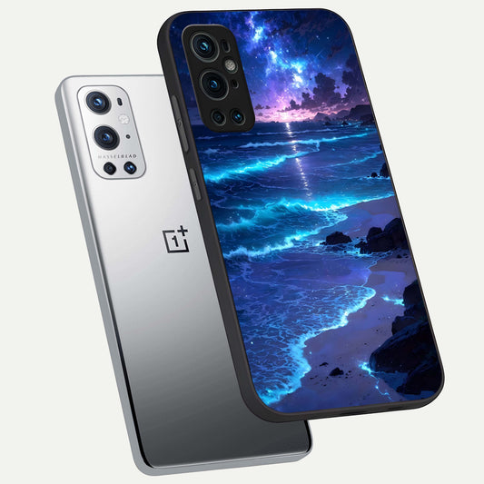  Classic Damn Look phone case For OnePlus 9 Pro showing premium glass back cover with detailed artwork