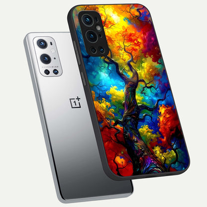  Colorful Soda Bottles phone case For OnePlus 9 Pro showing premium glass back cover with detailed artwork