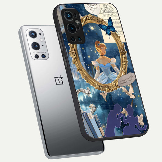  Midnight Queen phone case For OnePlus 9 Pro showing premium glass back cover with detailed artwork