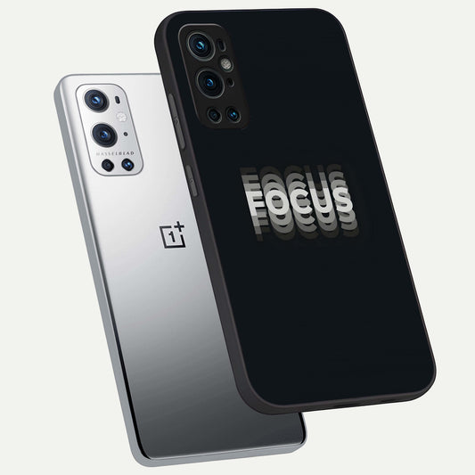  Mono Focus Vision phone case For OnePlus 9 Pro showing premium glass back cover with detailed artwork