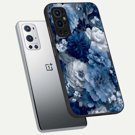  Royal Bloom Garden phone case For OnePlus 9 Pro showing premium glass back cover with detailed artwork
