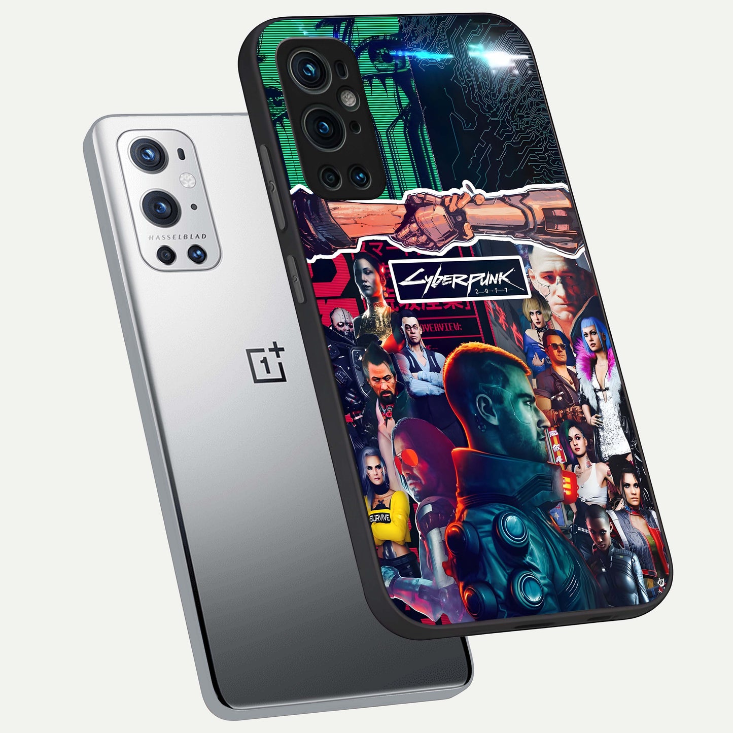 CYBERPUNK Legacy Glass Case displayed upright for bold cyberpunk visibility and premium finish.