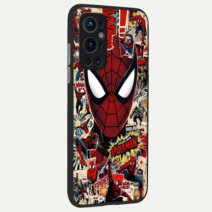  Aesthetic Wonder Spider back cover For OnePlus 9 Pro slim fit glass case with vibrant aesthetic design