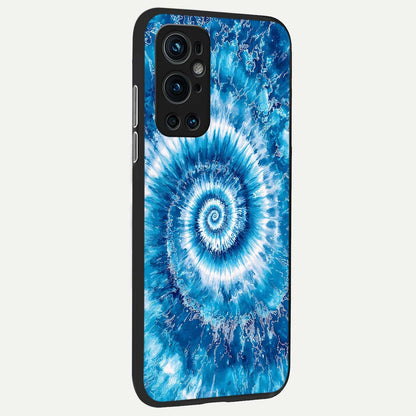  Blue Galaxy Wave back cover For OnePlus 9 Pro slim fit glass case with vibrant aesthetic design