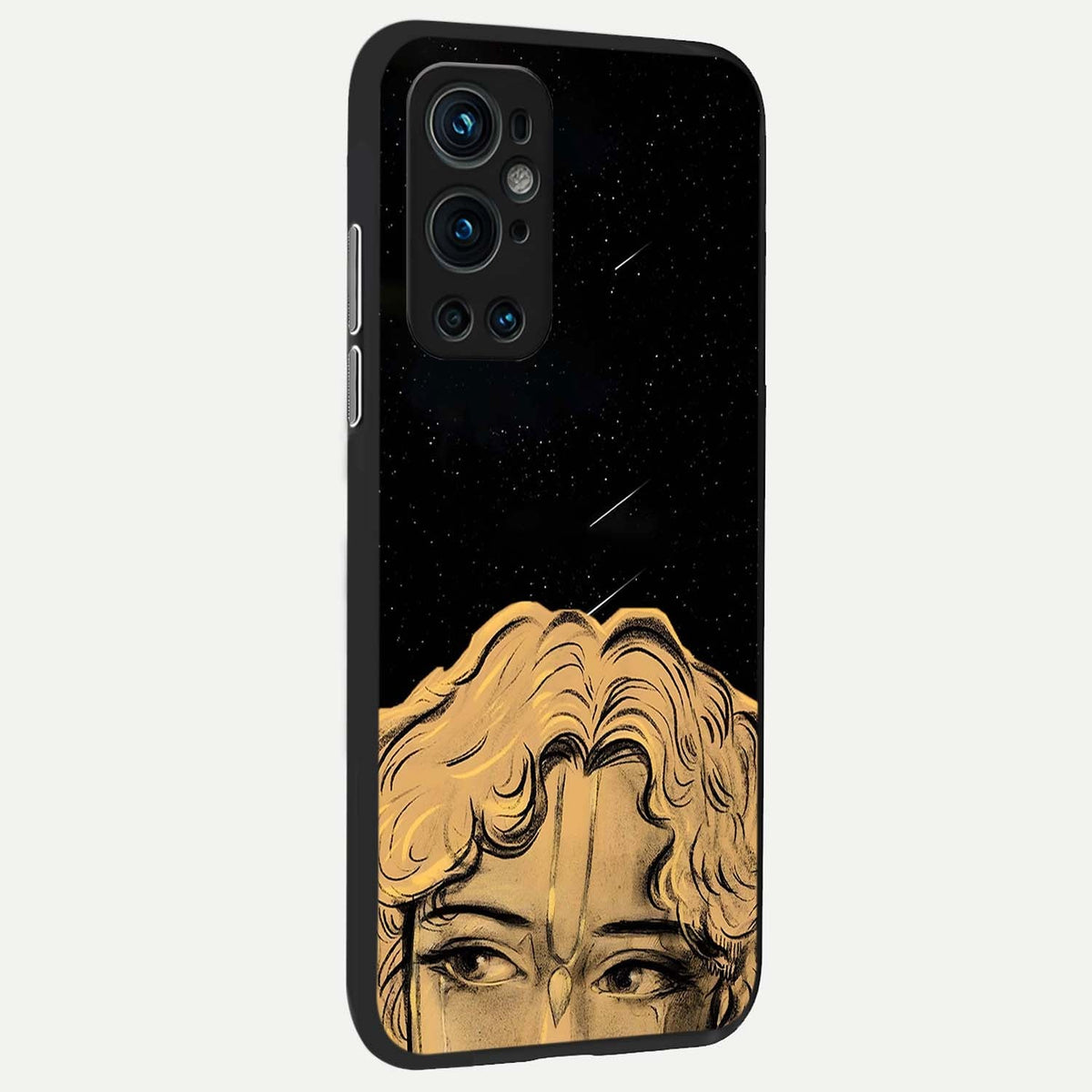  Celestial Gods Plan back cover For OnePlus 9 Pro slim fit glass case with vibrant aesthetic design