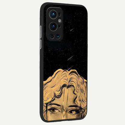  Celestial Gods Plan back cover For OnePlus 9 Pro slim fit glass case with vibrant aesthetic design