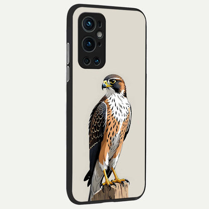  Clever Eagle back cover For OnePlus 9 Pro slim fit glass case with vibrant aesthetic design
