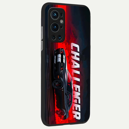  Crimson Challenger Fury back cover For OnePlus 9 Pro slim fit glass case with vibrant aesthetic design