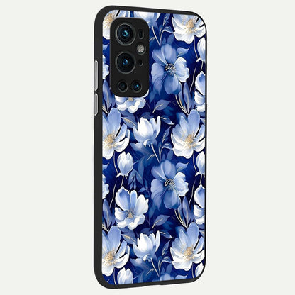  Cute Floral Patterns back cover For OnePlus 9 Pro slim fit glass case with vibrant aesthetic design