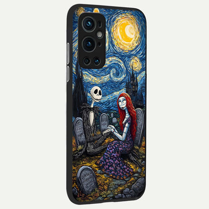  Eternal Night Love back cover For OnePlus 9 Pro slim fit glass case with vibrant aesthetic design