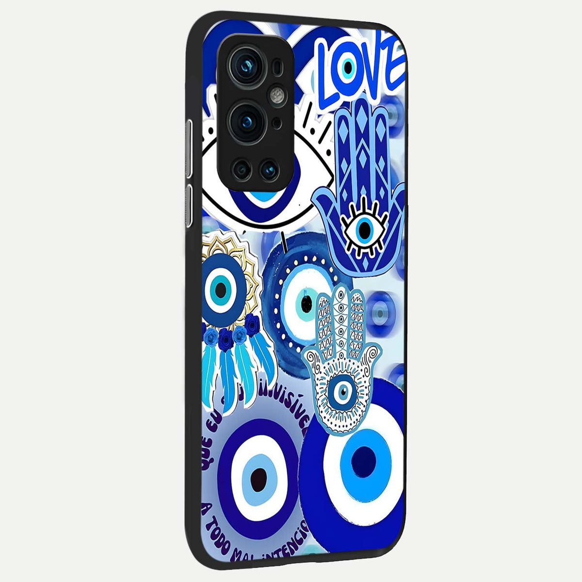  Evil Eyes Dream back cover For OnePlus 9 Pro slim fit glass case with vibrant aesthetic design