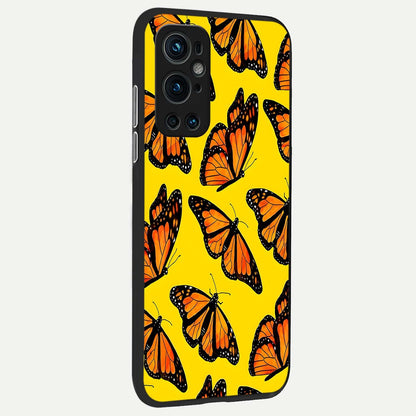  Golden Wing Flight back cover For OnePlus 9 Pro slim fit glass case with vibrant aesthetic design