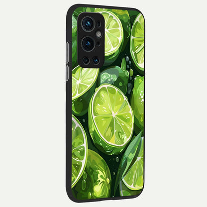  Green Kawasaki back cover For OnePlus 9 Pro slim fit glass case with vibrant aesthetic design