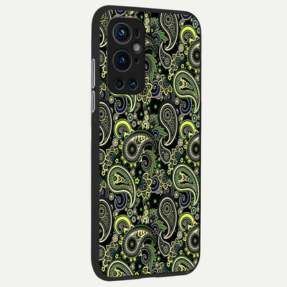  Green Lemon back cover For OnePlus 9 Pro slim fit glass case with vibrant aesthetic design