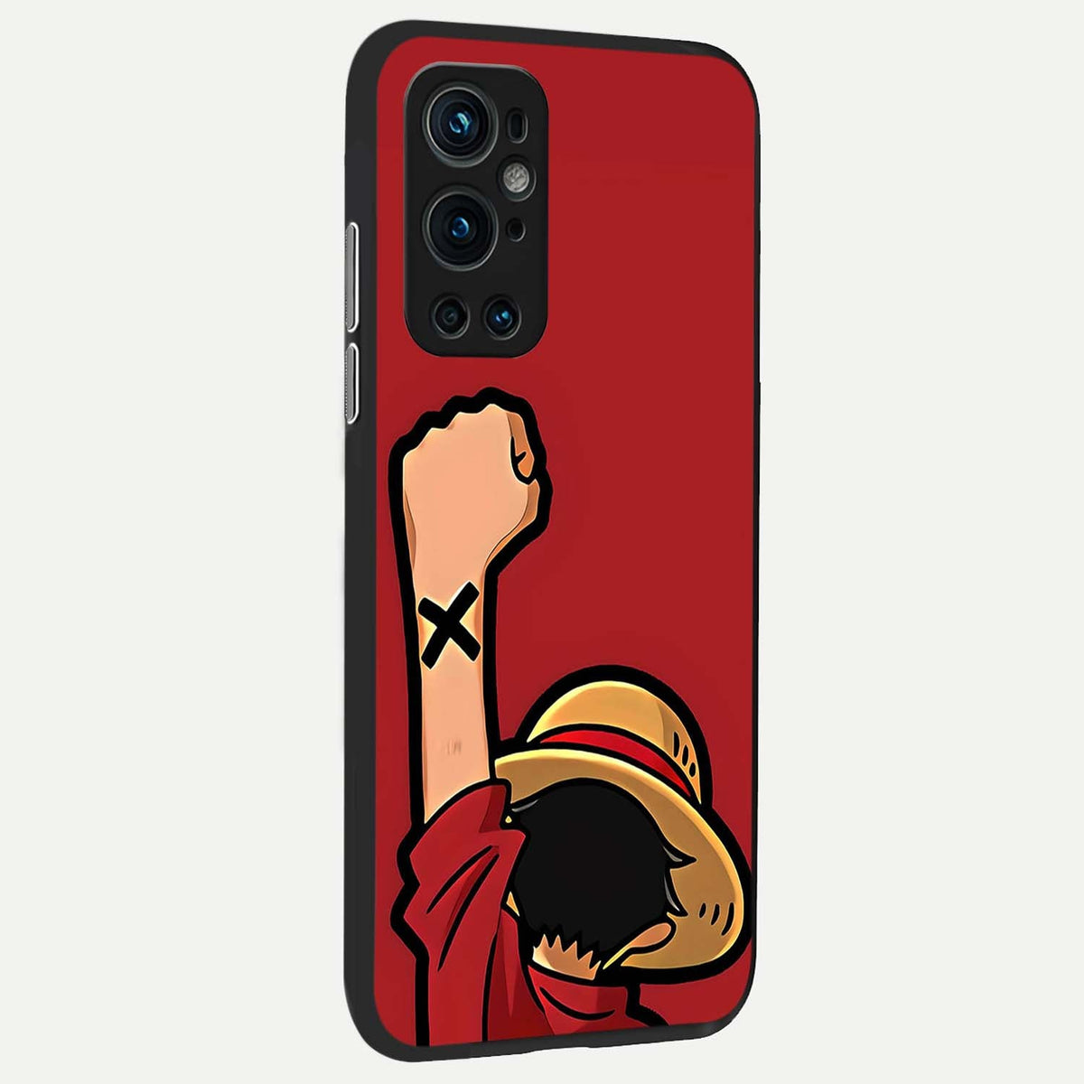  Luffy X Spirit back cover For OnePlus 9 Pro slim fit glass case with vibrant aesthetic design