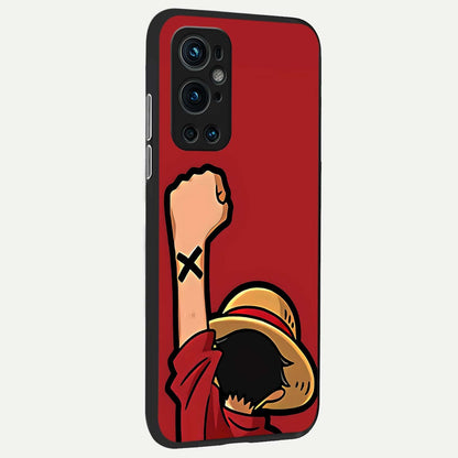  Luffy X Spirit back cover For OnePlus 9 Pro slim fit glass case with vibrant aesthetic design