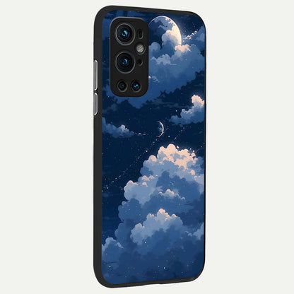  Moon Dream Haze back cover For OnePlus 9 Pro slim fit glass case with vibrant aesthetic design