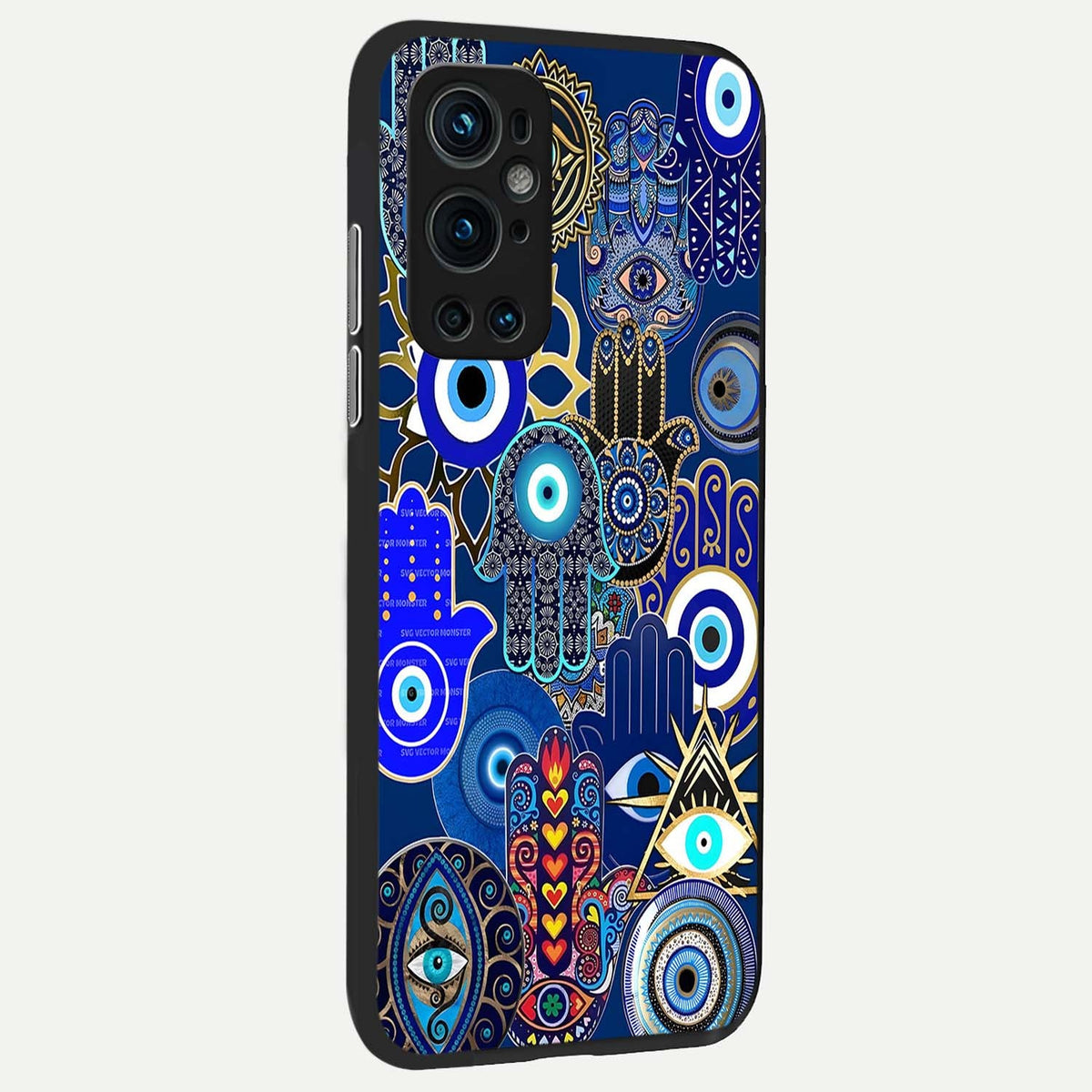  Mystic Palm Guard back cover For OnePlus 9 Pro slim fit glass case with vibrant aesthetic design