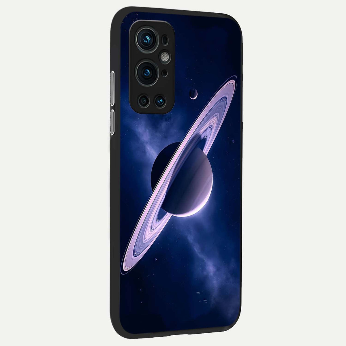  Saturn Ring Mystique back cover For OnePlus 9 Pro slim fit glass case with vibrant aesthetic design