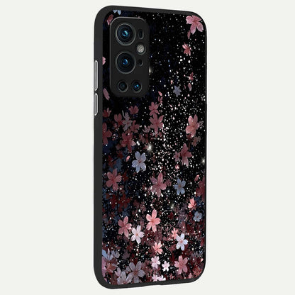  Starlit Flower Dreams back cover For OnePlus 9 Pro slim fit glass case with vibrant aesthetic design