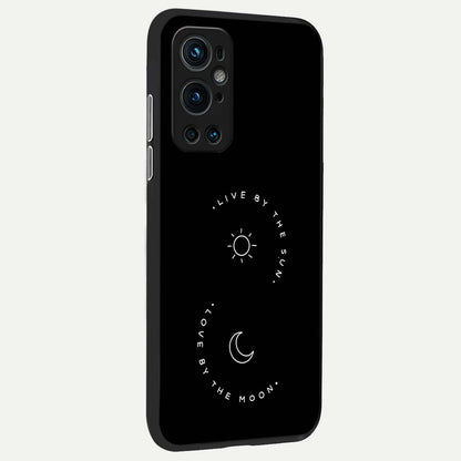  Sunflower Cat Art back cover For OnePlus 9 Pro slim fit glass case with vibrant aesthetic design