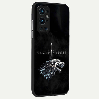  Throne Wolf Legacy back cover For OnePlus 9 Pro slim fit glass case with vibrant aesthetic design