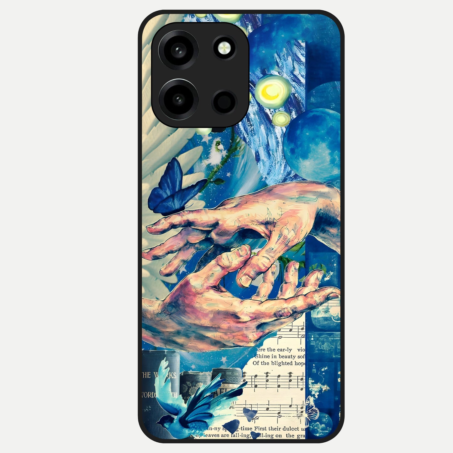  Aesthetic Divider Glass Case For Oneplus Nord 6 back cover – full design glossy printed glass finish