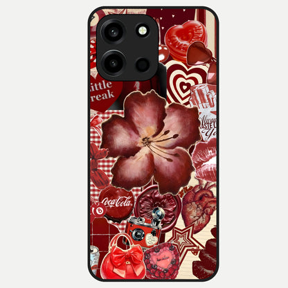  Aesthetic Little Freak Glass Case For Oneplus Nord 6 back cover – full design glossy printed glass finish