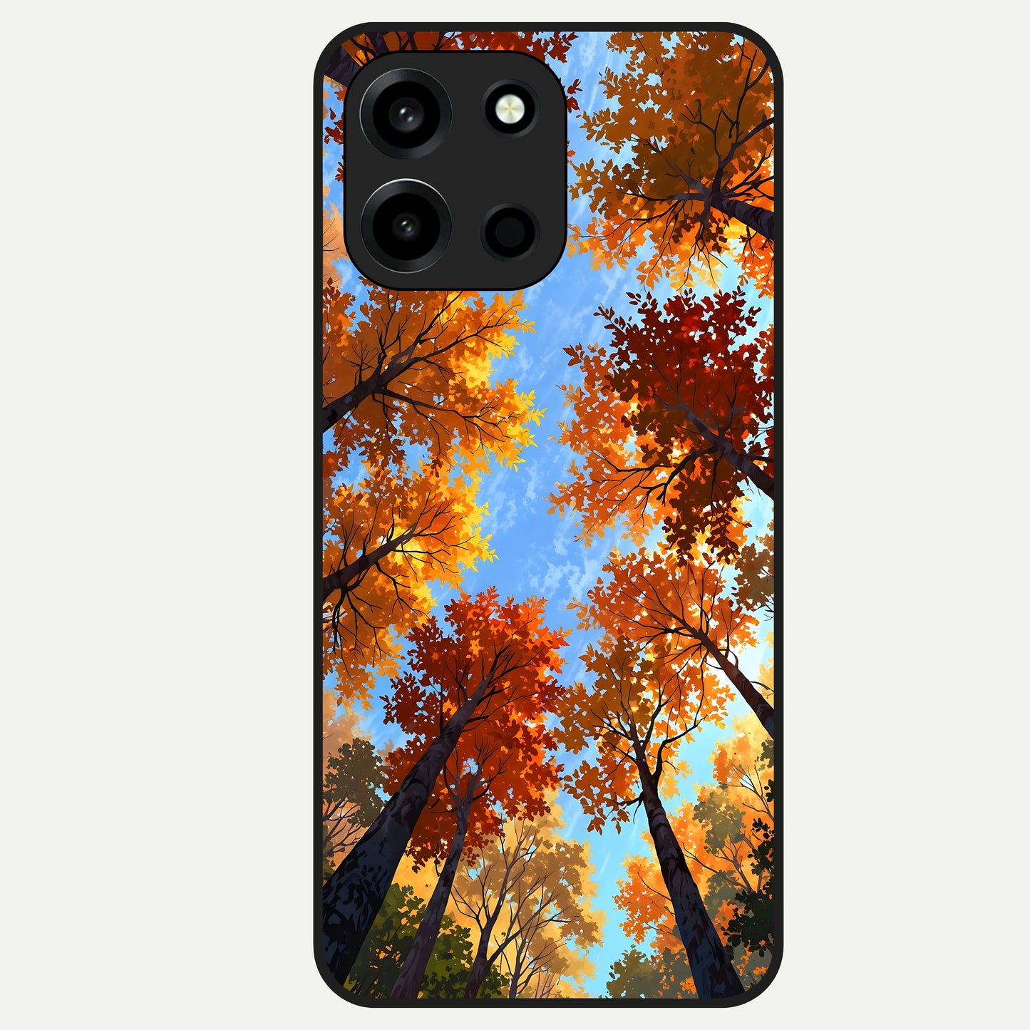  Autumn Sky Rise Glass Case For Oneplus Nord 6 back cover – full design glossy printed glass finish